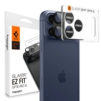Spigen Optik Pro XL kameros stiklas iPhone 17 Pro juodas