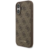 Guess 4G Klasikinis Dėklas telefonui iPhone 17 - rudas