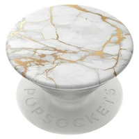 Popsockets 2 Gold Lutz Marble laikiklis ir telefono stovas