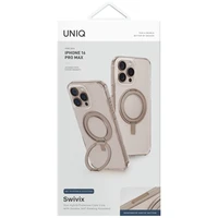 Uniq Swivix 360 Rotating Kickstand dėklas telefonui iPhone 16 Pro Max - auksinis