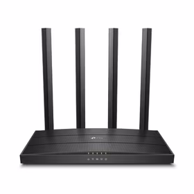 TP-Link ARCHER C6 V4.0 belaidis maršrutizatorius Gigabitinis eternetas Dviguba juosta (2,4 GHz / 5 GHz) Juoda