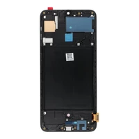 LCD ekranas skirtas SAMSUNG A70 A705 HARD OLED su rėmu