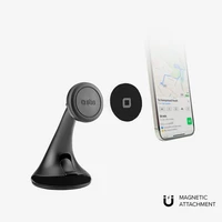 SBS TESUPPWINDWIDEK su MagSafe suderinamas išmaniojo telefono laikiklis prietaisų skydeliui / priekinio stiklo tvirtinimui - juodas