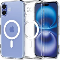 Spigen Ultra Hybrid Magnetinis dėklas su MagSafe iPhone 16 Plus - baltas