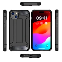 iPhone 15 Plus Hybrid Armor dėklas - mėlynas