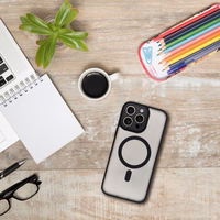 VARIETE MAG DĖKLAS Dėklas suderinamas su MagSafe for XIAOMI Redmi Note 15 4G / 5G juodas