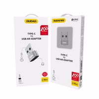 Adapteris Dudao (L16AC) iš USB į Type-C juodas