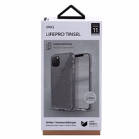 Uniq LifePro Tinsel dėklas telefonui iPhone 11 Pro Max - juodas