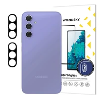 Juodas Wozinsky pilnas kameros stiklas Samsung Galaxy A17 / A17 5G, rinkinys 2