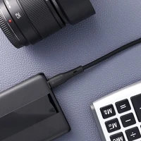 FORCELL F-ENERGY C342 kabelis USB A į Type C QC4.0 3A 66W Silikoninis 1 m juodas