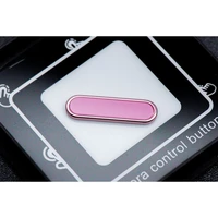 Kamera Kontrolės aktyvus mygtukas IPHONE 16 serijos dėklui Drop Glue / Clear Mag Cover rožinis