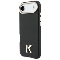 KARL LAGERFELD case for IPHONE 17 Air compatible with MagSafe KLHMP17M5PGFKHGK (PU FW W/ KHead Logo) black