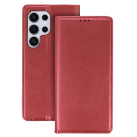 Išmanus magnetinis dėklas Xiaomi Redmi Note 12 5G/Poco X5 - bordo