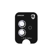 Joyroom JR-MSJ0271 apsauginis stiklas iPhone 16/16 Plus objektyvams - juoda