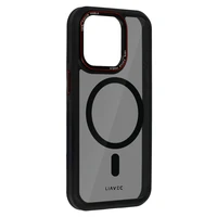 Liavec Hybrid MagSafe dėklas telefonui iPhone 15 Pro Max pilkas