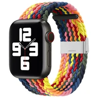 Laikrodžio juosta Apple Watch 38/40/41 mm – pyninė audinio juosta, įvairiaspalvė