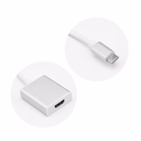HDMI (lizdas) į Type C 3.1 (kištukas) Plug & Play 4K kabelis
