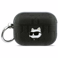 Karl Lagerfeld Monogram Choupette Head Dėklas for AirPods Pro 3 - juodas