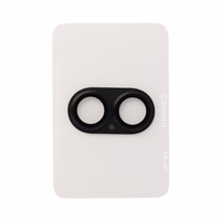 Tempered stiklas Tel Protect 95% AR+AF Full Metal kameros apsauga on camera for Iphone 17 juodas (camera island)