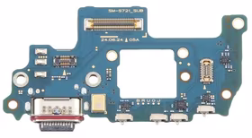 Lanksčioji jungtis Samsung S721 S24 FE 5G su įkrovimo kontaktu, mikrofonu originali (used Grade A)