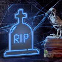 Neon PLEXI LED RIP mėlynas FPNE16 Forever Light