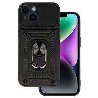 Dėklas telefonui Slide Camera Armor iPhone 15 Plus juodas