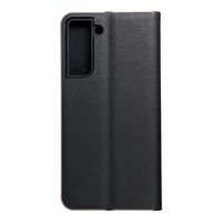 LUNA Knyga Auksinė Samsung S21 FE juoda