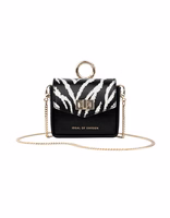 Ideal of Sweden Ava Mini Airpods krepšelis Zebra Eclipse