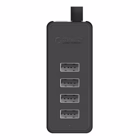 Orico W5P-30 USB į 4x USB 2.0 Hub adapteris (juodas)