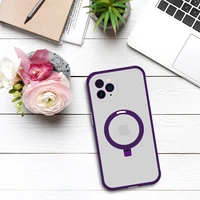 Dėklas telefonui su stovu MagSafe IPhone 11 Pro Max (m) - violetinis