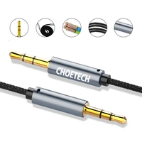 Choetech AUX002 kabelis mini lizdas 3,5 mm (kištukas) / mini lizdas 3,5 mm (kištukas) 1,2 m - juodas