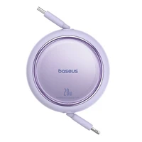 USB kabelis "Baseus Free2Pull" USB-C į iP 20W 1 m (violetinis)