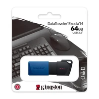 Kingston atmintukas DataTraveler Exodia M DTXM 64GB mėlynas