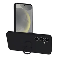 SILIKONINIS ŽIEDAS dėklas telefonui SAMSUNG S24 juodas