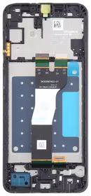 Ekranas Samsung A057 A05S 2023 su lietimui jautriu stikliuku Black ir rėmeliu originalus (service pack)