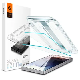 Spigen Glas.tR EZ FIT rinkinys 2 vnt. stiklo apsaugai Samsung Galaxy S25 Ultra - skaidrus