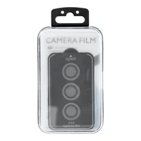 Kameros objektyvo apsauginis stiklas 9H skirtas SAMSUNG A55 juodas