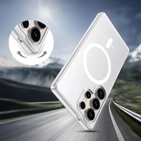 Tech-Protect MagSlim Magnetinis dėklas telefonui Samsung Galaxy S25 Ultra - Skaidrus