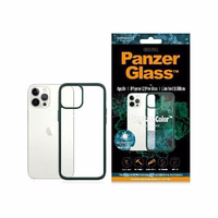 PanzerGlass ClearCase dėklas telefonui iPhone 12 Pro Max – permatomas ir žalias