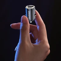 Dudao R3MAX 48W QC PD mini automobilinis įkroviklis - juodas