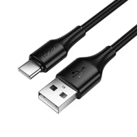 Kabelis USB A į USB C Hoco 3A 1 m X120 juodas