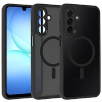 Pilnai matinė Magnetinė dėklas telefonui Samsung Galaxy A17 5G juoda