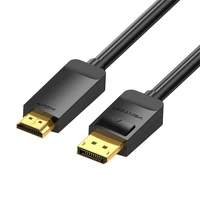 DisplayPort 1.2 į HDMI 1.4 kabelis Vention HAGBH, 2 m, 4K 30Hz (juodas)