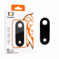 Grūdintas stiklas Tel Protect 95% AR+AF Full Metal Kameros apsauga kamerai skirtas Iphone 17 Air juodas (kameros modulis)