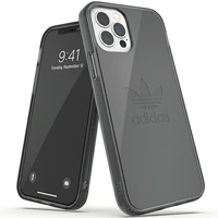 Adidas OR Apsauginis skaidrus dėklas iPhone 12 / iPhone 12 Pro - juodas