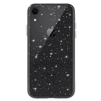 Crystal Glitter dėklas Iphone XR (6,1") sidabrinis