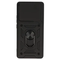 Slide Camera Armor dėklas telefonui Xiaomi Redmi Note 14 5G juodas