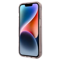 Karl Lagerfeld Ikonik Choupette dėklas telefonui iPhone 14 Pro Max - rožinis