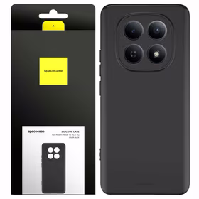 Spacecase silikoninis dėklas 3.0 POCO M8/RM Note 15 4G/5G juodas