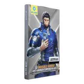 LCD apsauginis stikliukas 5D Mr. Monkey Glass (Airbag Anti-Broken) Apple iPhone 16 Pro juodas